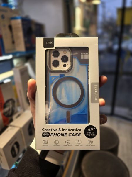 قاب آکواریومی ۱۶ پرو مکس رنگ آبی و قرمز اورجینال