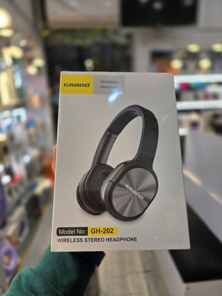 هدفون گرند متریال عالی دسته فلزی کیفیت صدای شفاف