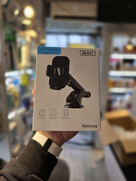 هولدر چسبی و مکشی نصب روی شیشه و داشبورد قابلیت تنظیم ارتفاع