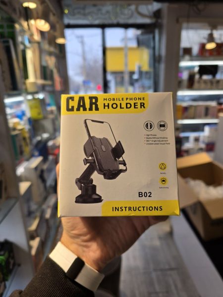 هولدر چسبی و مکشی نصب روی شیشه و داشبورد قابلیت تنظیم ارتفاع