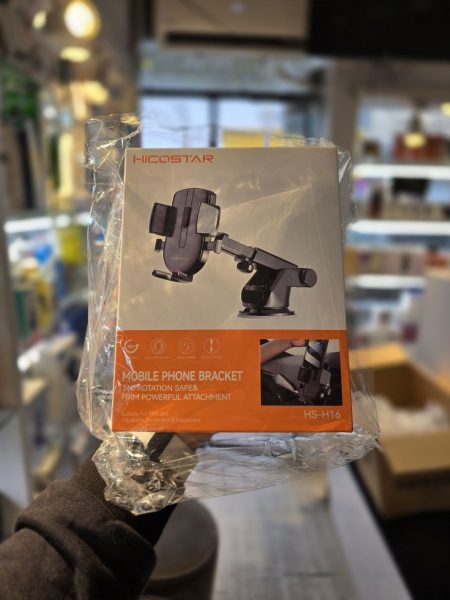 هولدر چسبی و مکشی نصب روی شیشه و داشبورد قابلیت تنظیم ارتفاع