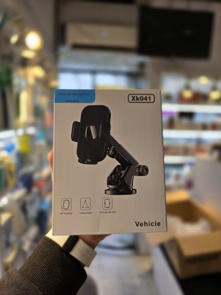 هولدر چسبی و مکشی نصب روی شیشه و داشبورد قابلیت تنظیم ارتفاع